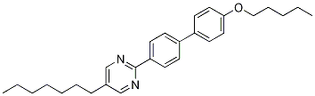 5-Heptyl-2-[4'-(pentyloxy)[1,1'-biphenyl]-4-yl]pyrimidine CAS#: 107215-52-1