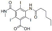 5-(Hexanoylamino)-3-(methylcarbamoyl)-2,4,6-triiodobenzoic acid CAS#: 1955-06-2