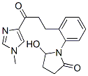 5-Hydroxy-1-[2-[3-(1-methyl-1H-imidazol-4-yl)-3-oxopropyl]phenyl]pyrrolidin-2-one CAS#: 23544-51-6