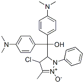 5-[(Hydroxy)bis[p-(dimethylamino)phenyl]methyl]-4-chloro-3-methyl-1-phenyl-2-pyrazoline 2-oxide CAS#: 20192-10-3