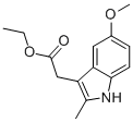 (5-METHOXY-2-METHYL-1H-INDOL-3-YL)-ACETIC ACID ETHYL ESTER CAS#: 17536-38-8