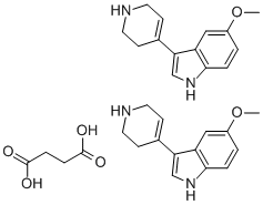 5-METHOXY-3-(1,2,5,6-TETRAHYDRO-4-PYRIDINYL)-1H-INDOLE HEMISUCCINATE CAS#: 107008-28-6