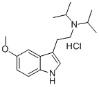 5-METHOXY-3-(2-DIISOPROPYLAMINOETHYL)INDOLE HYDROCHLORIDE CAS#: 2426-63-3