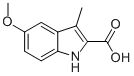 5-METHOXY-3-METHYL-1H-INDOLE-2-CARBOXYLIC ACID CAS#: 16381-50-3