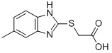 (5-METHYL-1H-BENZOIMIDAZOL-2-YLSULFANYL)-ACETIC ACID CAS#: 27231-37-4