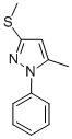5-METHYL-3-METHYLTHIO-1-PHENYL-1H-PYRAZOLE CAS#: 18714-79-9