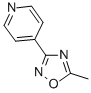 5-METHYL-3-PYRIDIN-4-YL-1,2,4-OXADIAZOLE CAS#: 10350-70-6
