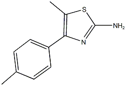 5-METHYL-4-(4-METHYLPHENYL)-1,3-THIAZOL-2-AMINE CAS#: 16942-66-8