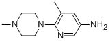 5-METHYL-6-(4-METHYLPIPERAZIN-1-YL)-3-PYRIDINAMINE CAS#: 219132-85-1
