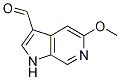 5-Methoxy-1H-pyrrolo[2,3-c]pyridine-3-carbaldehyde CAS#: 227180-23-6