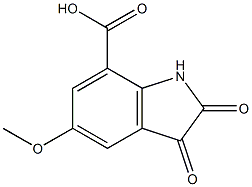 5-Methoxy-2,3-dioxoindoline-7-carboxylic acid CAS#: 214637-64-6