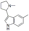 5-Methyl-3-(1-methyl-2-pyrrolidinyl)-1H-indole CAS#: 19137-69-0