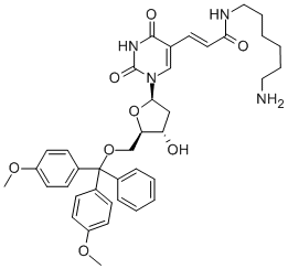 5-[N-(6-AMINOHEXYL)-3-(E)-ACRYLAMIDO]-5'-O-(DIMETHOXYTRITYL)-2'-DEOXYURIDINE CAS#: 252337-60-3