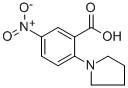 5-NITRO-2-(1-PYRROLIDINYL)BENZENECARBOXYLIC ACID CAS#: 19555-48-7