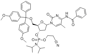 5'-O-(4,4'-DIMETHOXYTRITYL)-5-METHYL-N4-BENZOYL-2'-DEOXYCYTIDINE-3'-(2-CYANOETHYL-N,N-DIISOPROPYL)PHOSPHORAMIDITE CAS#: 105931-57-5