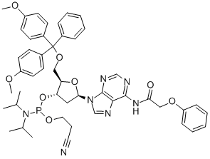 5'-O-(4,4'-DIMETHOXYTRITYL)-N6-PHENOXYACETYL-2'-DEOXYADENOSINE-3'-(2-CYANOETHYL-N,N-DIISOPROPYL)PHOSPHORAMIDITE CAS#: 110543-74-3