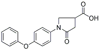 5-OXO-1-(4-PHENOXY-PHENYL)-PYRROLIDINE-3-CARBOXYLIC ACID CAS#: 260555-43-9