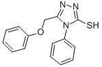 5-PHENOXYMETHYL-4-PHENYL-4H-[1,2,4]TRIAZOLE-3-THIOL CAS#: 21358-13-4