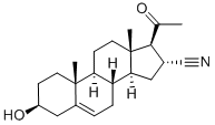 5-PREGNEN-3BETA-OL-20-ONE-16ALPHA-CARBONITRILE CAS#: 1434-54-4