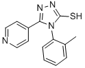 5-PYRIDIN-4-YL-4-O-TOLYL-4H-[1,2,4]TRIAZOLE-3-THIOL CAS#: 16629-41-7