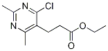5-PyriMidinepropanoic acid, 4-chloro-2,6-diMethyl-, ethyl ester CAS#: 22814-39-7