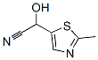 5-Thiazoleacetonitrile, -alpha--hydroxy-2-methyl- CAS#: 113732-80-2