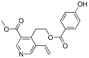 5-Vinyl-4-[2-[(4-hydroxybenzoyl)oxy]ethyl]-3-pyridinecarboxylic acid methyl ester CAS#: 22667-62-5