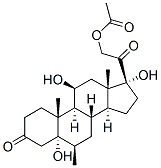 5-alpha,11-beta,17-alpha,21-tetrahydroxy-6-beta-methylpregnane-3,20-dione 21-acetate CAS#: 28439-53-4