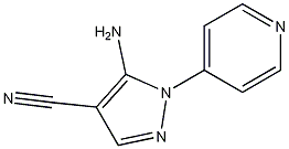 5-amino-1-(pyridin-4-yl)-1H-pyrazole-4-carbonitrile CAS#: 106898-37-7