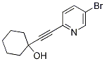 5-bromo-2-[2-(1-hydroxycyclohexyl)ethynyl]pyridine CAS#: 223553-15-9