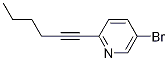 5-bromo-2-(hex-1-yn-1-yl)pyridine CAS#: 111770-81-1