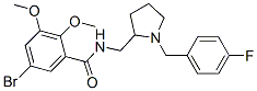 5-bromo-2,3-dimethoxy-N-((1-(4-fluorobenzyl)-2-pyrrolidinyl)methyl)benzamide CAS#: 107188-68-1