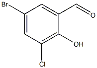 5-bromo-3-chloro-2-hydroxybenzaldehyde CAS#: 19652-33-6