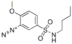 5-[(butylamino)sulphonyl]-2-methoxybenzenediazonium CAS#: 26651-25-2
