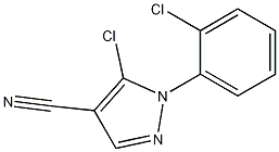 5-chloro-1-(2-chlorophenyl)-1H-pyrazole-4-carbonitrile CAS#: 102996-34-9