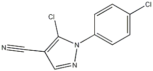 5-chloro-1-(4-chlorophenyl)-1H-pyrazole-4-carbonitrile CAS#: 102996-32-7