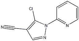 5-chloro-1-(pyridin-2-yl)-1H-pyrazole-4-carbonitrile CAS#: 104771-35-9
