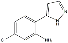 5-chloro-2-(1H-pyrazol-5-yl)aniline(SALTDATA: FREE) CAS#: 15463-66-8