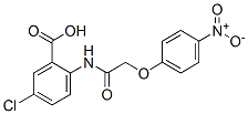 5-chloro-2-[[2-(4-nitrophenoxy)acetyl]amino]benzoic acid CAS#: 20916-28-3