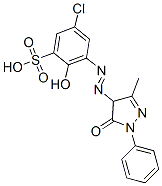 5-chloro-3-[(4,5-dihydro-3-methyl-5-oxo-1-phenyl-1H-pyrazol-4-yl)azo]-2-hydroxybenzenesulphonic acid CAS#: 25746-81-0