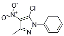 5-chloro-3-Methyl-4-nitro-1-phenyl-1H-pyrazole CAS#: 13551-76-3