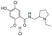 5-chloro-N-[(1-ethyl-2-pyrrolidinyl)methyl]-4-hydroxy-2-methoxybenzamide monohydrochloride CAS#: 28478-48-0