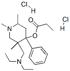 [5-(diethylaminomethyl)-1,2,5-trimethyl-4-phenyl-4-piperidyl] propanoate dihydrochloride CAS#: 28866-35-5