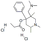 [5-(dimethylaminomethyl)-1,2,5-trimethyl-4-phenyl-4-piperidyl] propanoate dihydrochloride CAS#: 28866-32-2