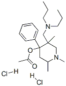 [5-[(dipropylamino)methyl]-1,2,5-trimethyl-4-phenyl-4-piperidyl] acetate dihydrochloride CAS#: 28866-22-0