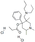 [5-[(dipropylamino)methyl]-1,2,5-trimethyl-4-phenyl-4-piperidyl] propanoate dihydrochloride CAS#: 28866-38-8