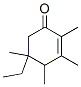 5-ethyl-2,3,4,5-tetramethylcyclohexen-1-one CAS#: 17369-60-7