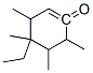 5-ethyl-3,4,5,6-tetramethylcyclohexen-2-one CAS#: 17369-61-8