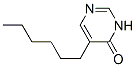5-hexyl-3H-pyrimidin-4-one CAS#: 103980-64-9