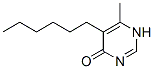 5-hexyl-6-methyl-1H-pyrimidin-4-one CAS#: 103980-65-0